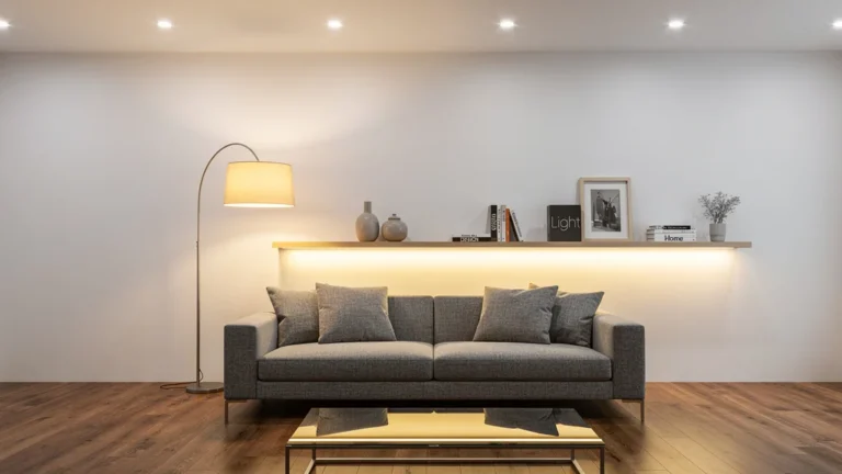 Revoir la disposition des luminaires agrandit visuellement la pièce sans travaux